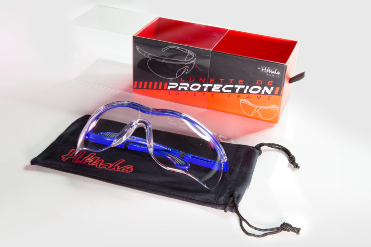 Lunettes de protection branches réglables + Etui