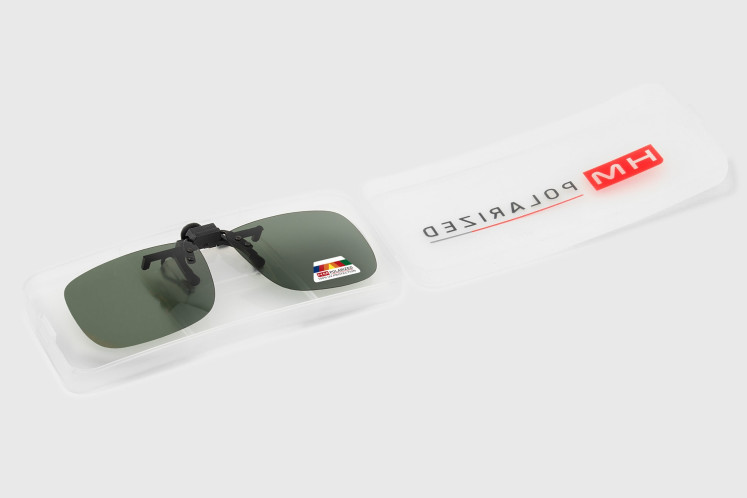 Face relevable polarisante  - PM Gris Vert