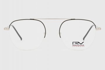 Unisex Metal Half Rim