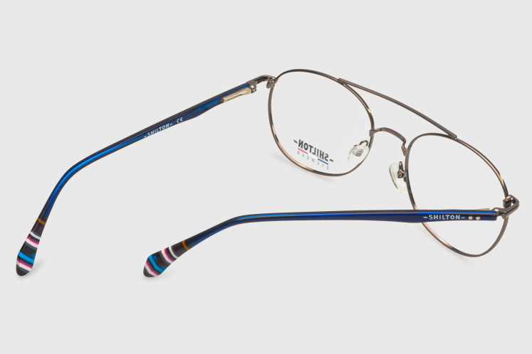 Optique Métal Br. Acétate Flex Homme