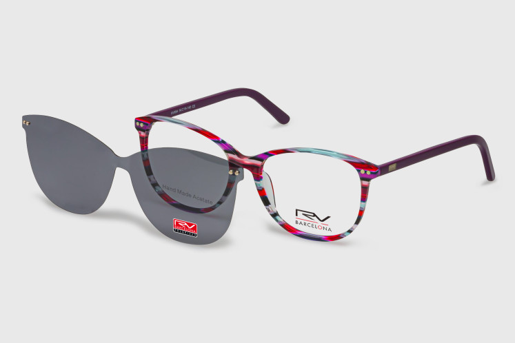 Acétate Femme Clip Polarisant