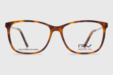 Woman Acetate Metal Flex Temples