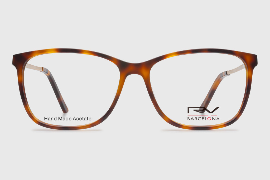 Woman Acetate Metal Flex Temples