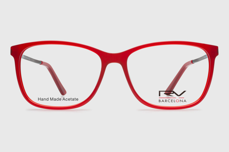 Woman Acetate Metal Flex Temples