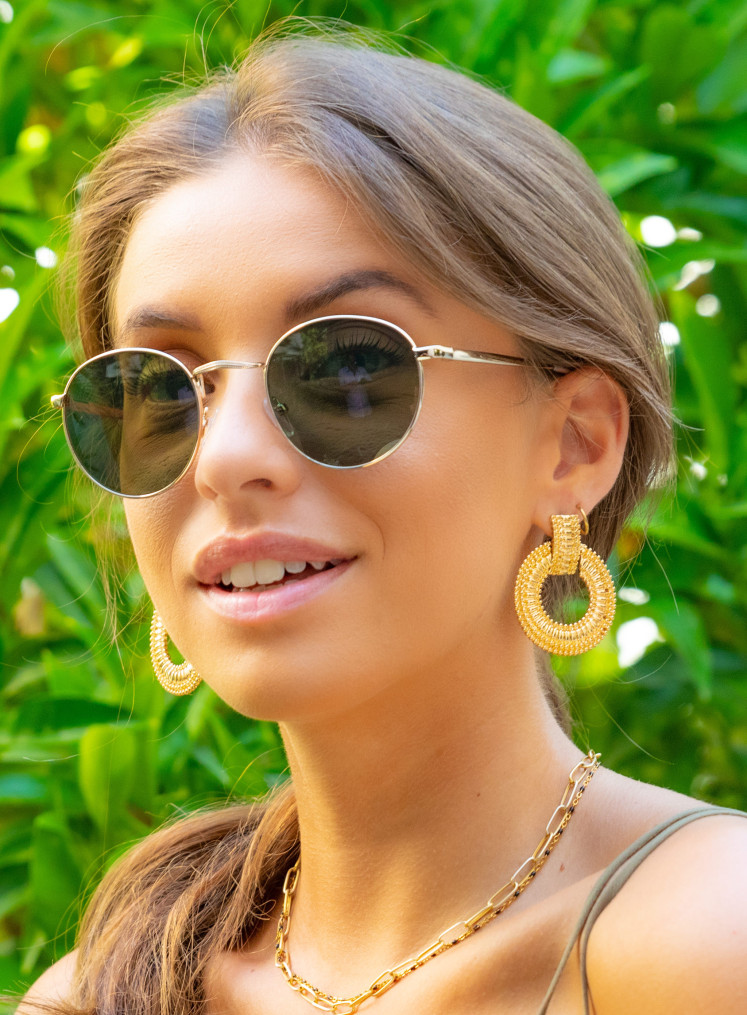 Unisexo Metal Flex Gafas de Sol