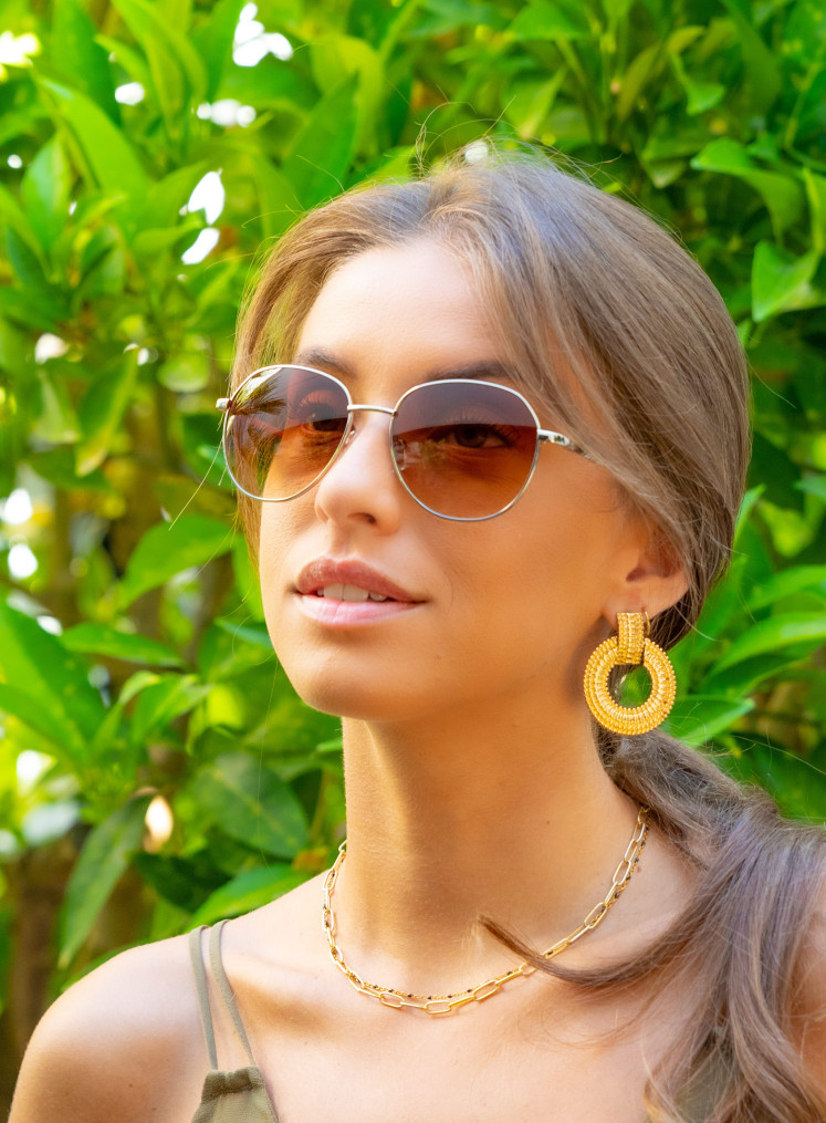 Unisexo Metal Flex Gafas de Sol