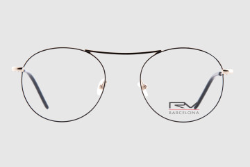 Unisex Metal Ultra Thin Vintage Two Tones