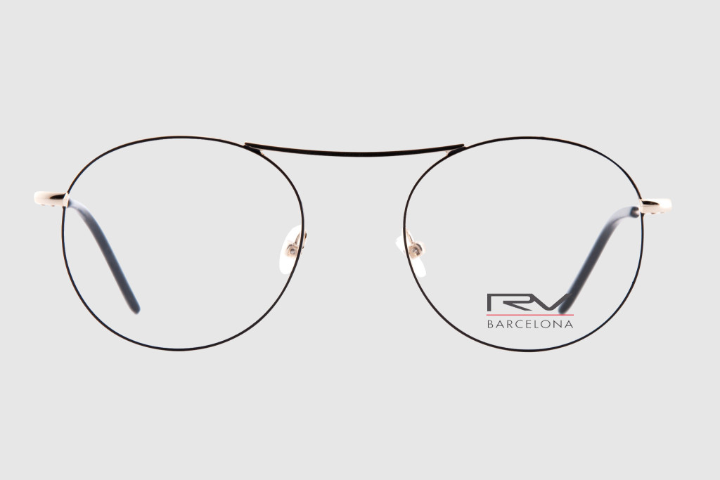 Unisex Metal Ultra Thin Vintage Two Tones