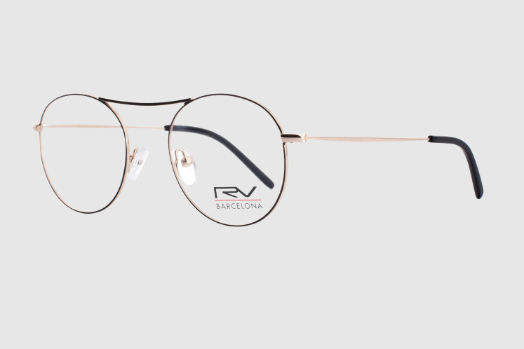 Unisex Metal Ultra Thin Vintage Two Tones