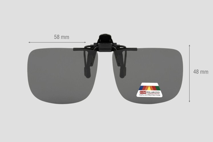 Clip-On Abatible Polarizados - Gris PM