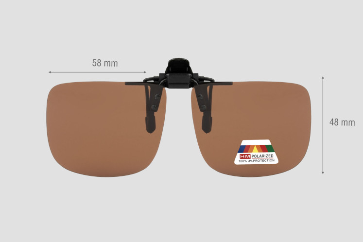 Face relevable polarisante - PM Brun