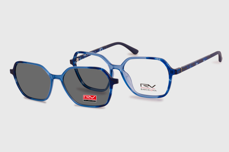 Mujer TR90 + Polarized Clip'on