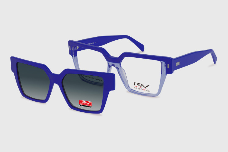 Acétate Femme + clip polarisant