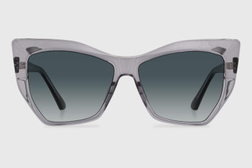 Sunglasses injected woman