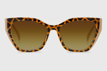 Sunglasses injected woman