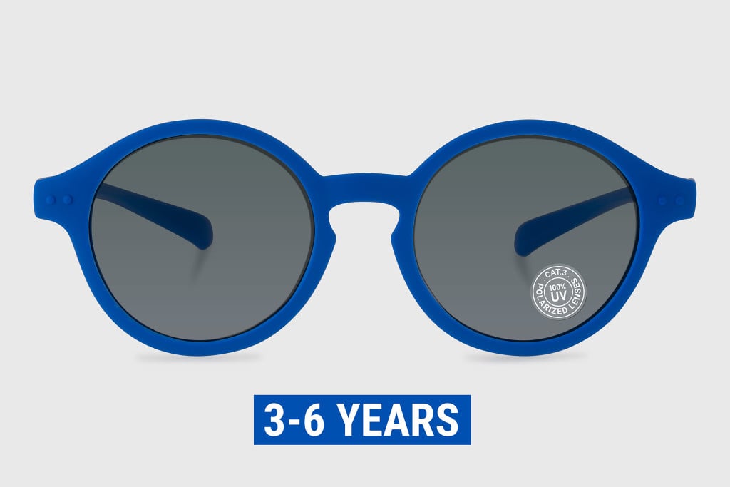 Sunglasses hyper-flexible injected kid polarized