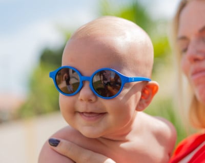 Sunglasses hyper-flexible injected kid polarized