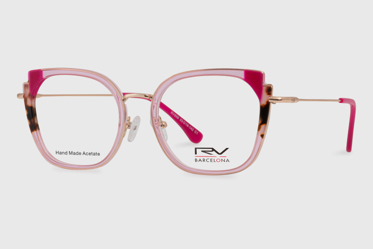 metal + acetato mujer