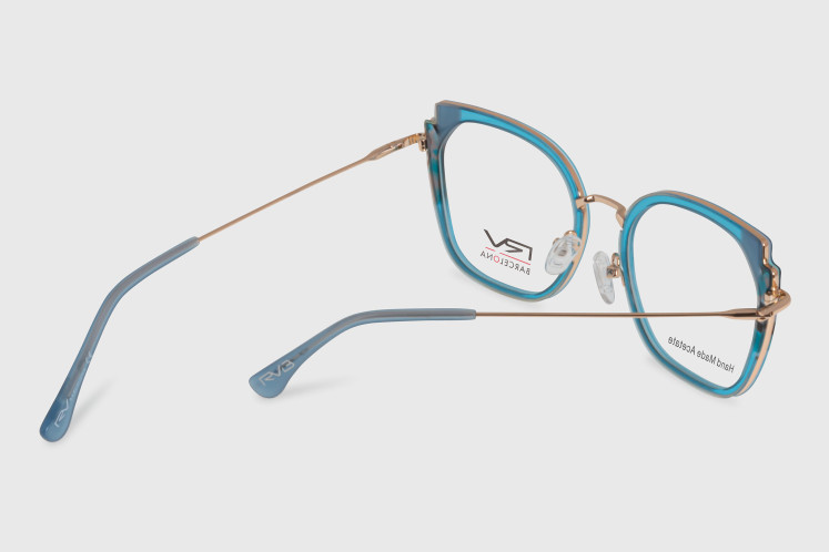 metal + acetato mujer