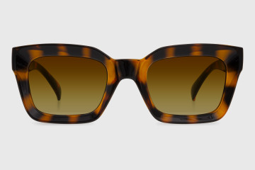 Sunglasses injected woman