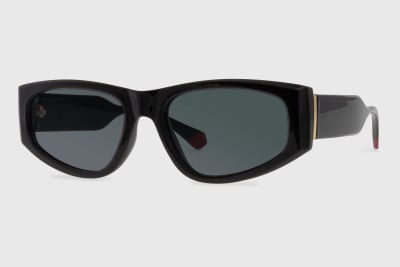 Sunglasses injected woman