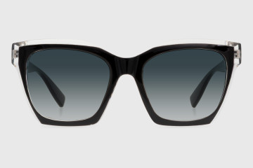 Sunglasses injected woman