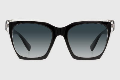 Sunglasses injected woman