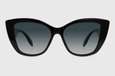 Sunglasses injected woman