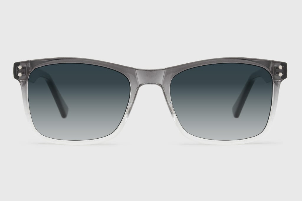 Sunglasses injected man