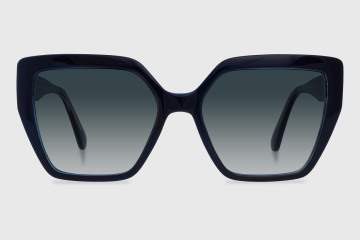Sunglasses injected woman