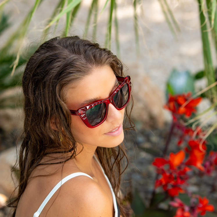 Gafas de sol inyectado mujer