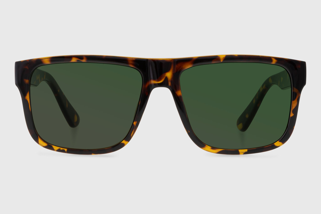 Sunglasses injected man