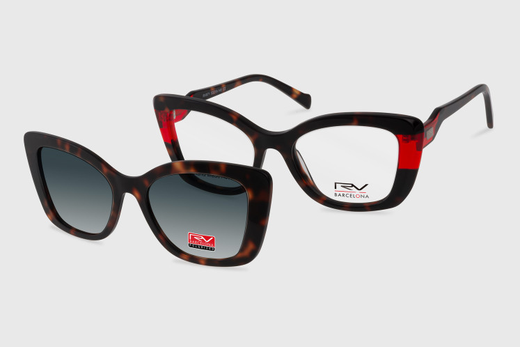 acetato mujer + clip polarizado