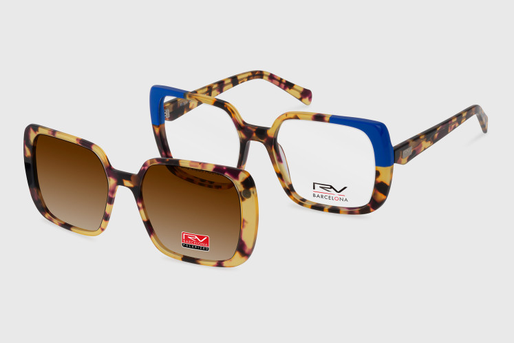 Acétate Femme + clip polarisant