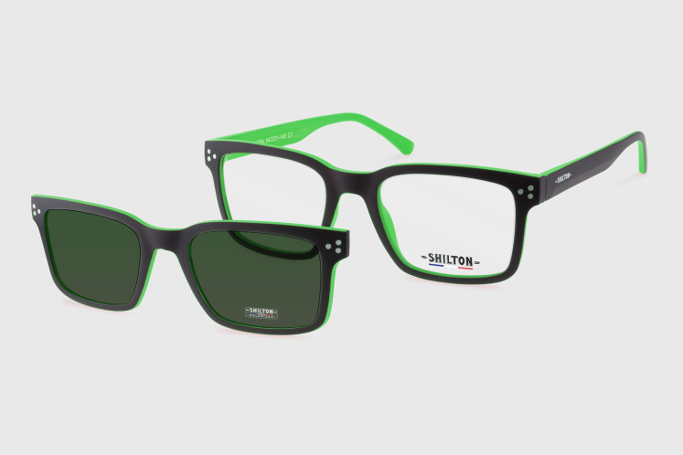 Acétate Homme + clip polarisant