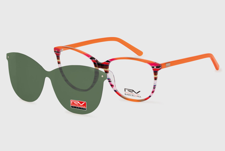 Acétate Femme Clip Polarisant