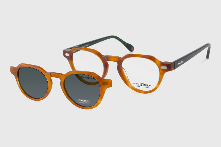Acétate Homme + clip polarisant