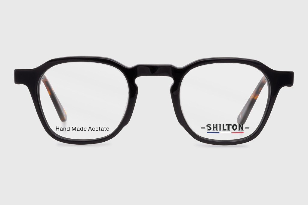 Acetate man + clip polarized clip-on