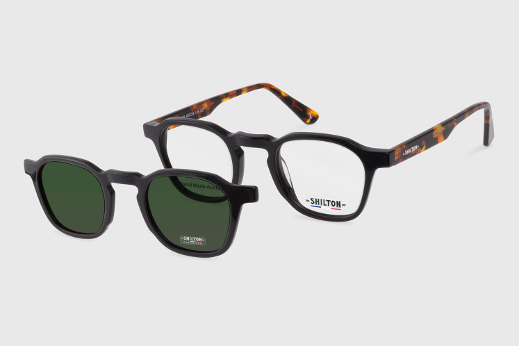 Acétate Homme + clip polarisant