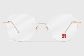 rimless steel woman