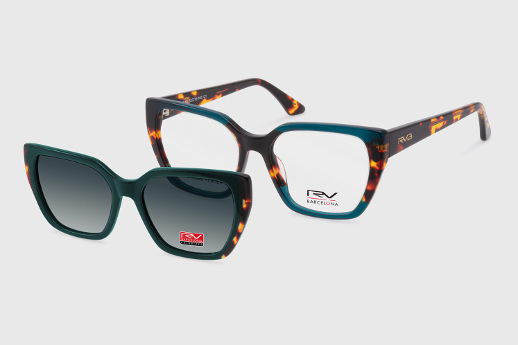 Acetate woman + clip-on