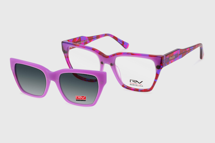 Acetate woman + clip-on