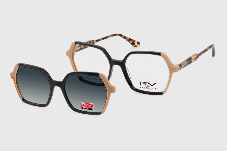 Acétate Femme + clip polarisant