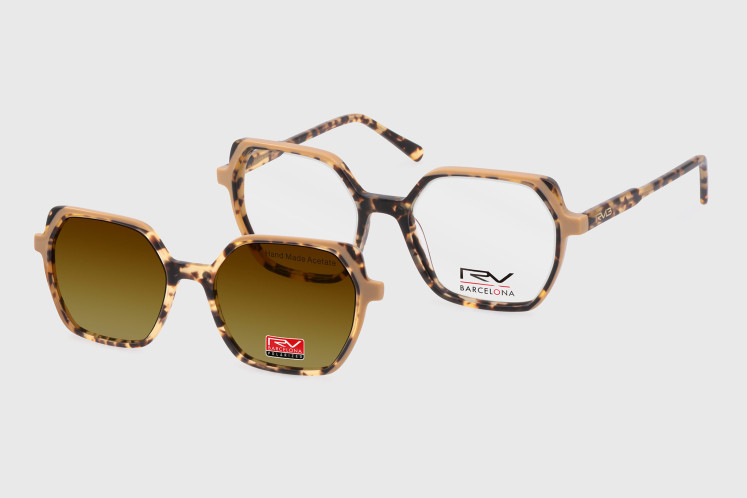Acétate Femme + clip polarisant