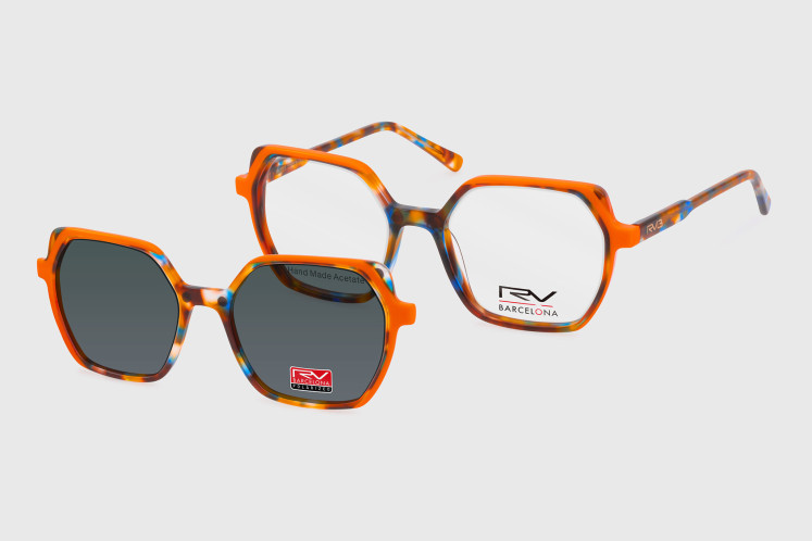 Acétate Femme + clip polarisant