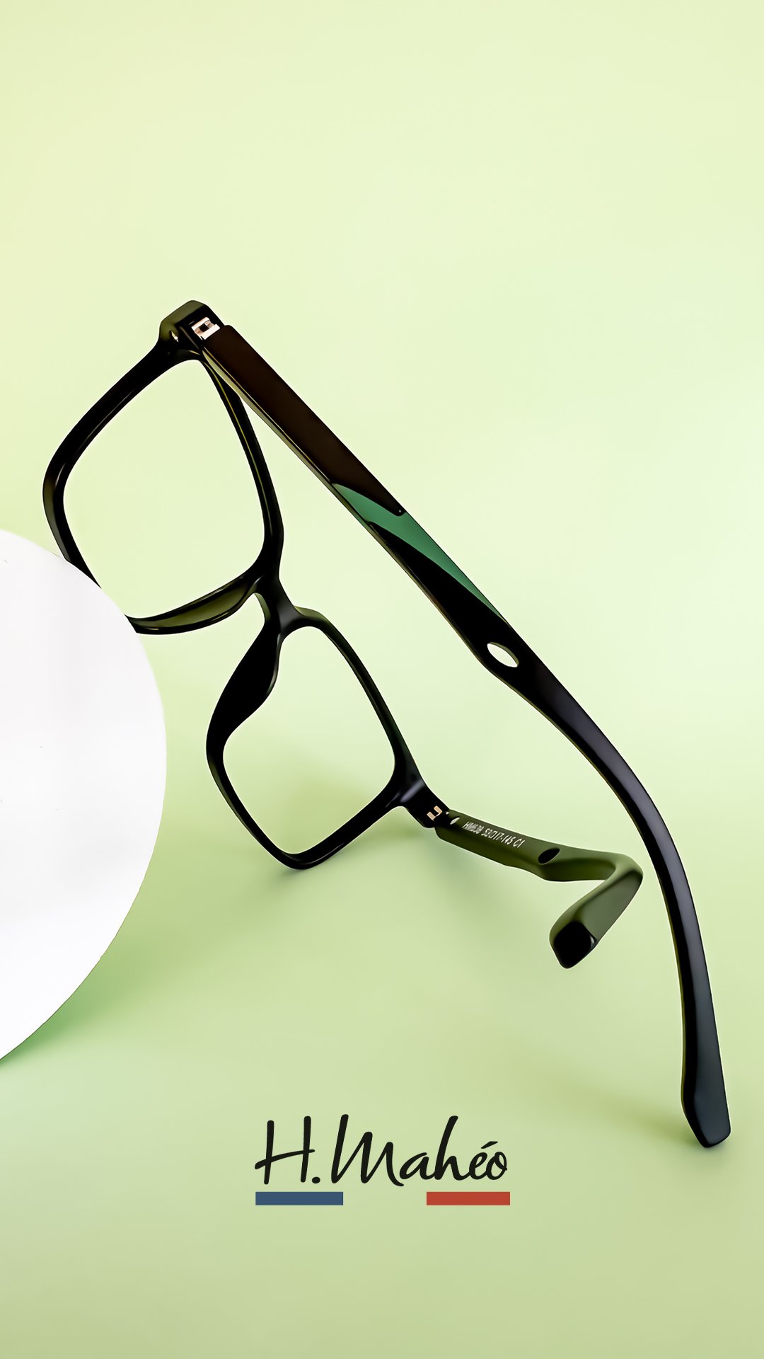 Monture optique homme injectée
